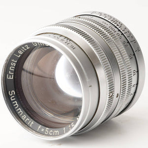 ライカ Leica Ernst Leitz GmbH Wetzlar ズマリット Summarit 5cm 50mm F1.5 L39 マウント