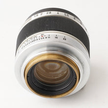 画像をギャラリービューアに読み込む, キヤノン Canon 50mm F1.8 ライカ L39マウント
