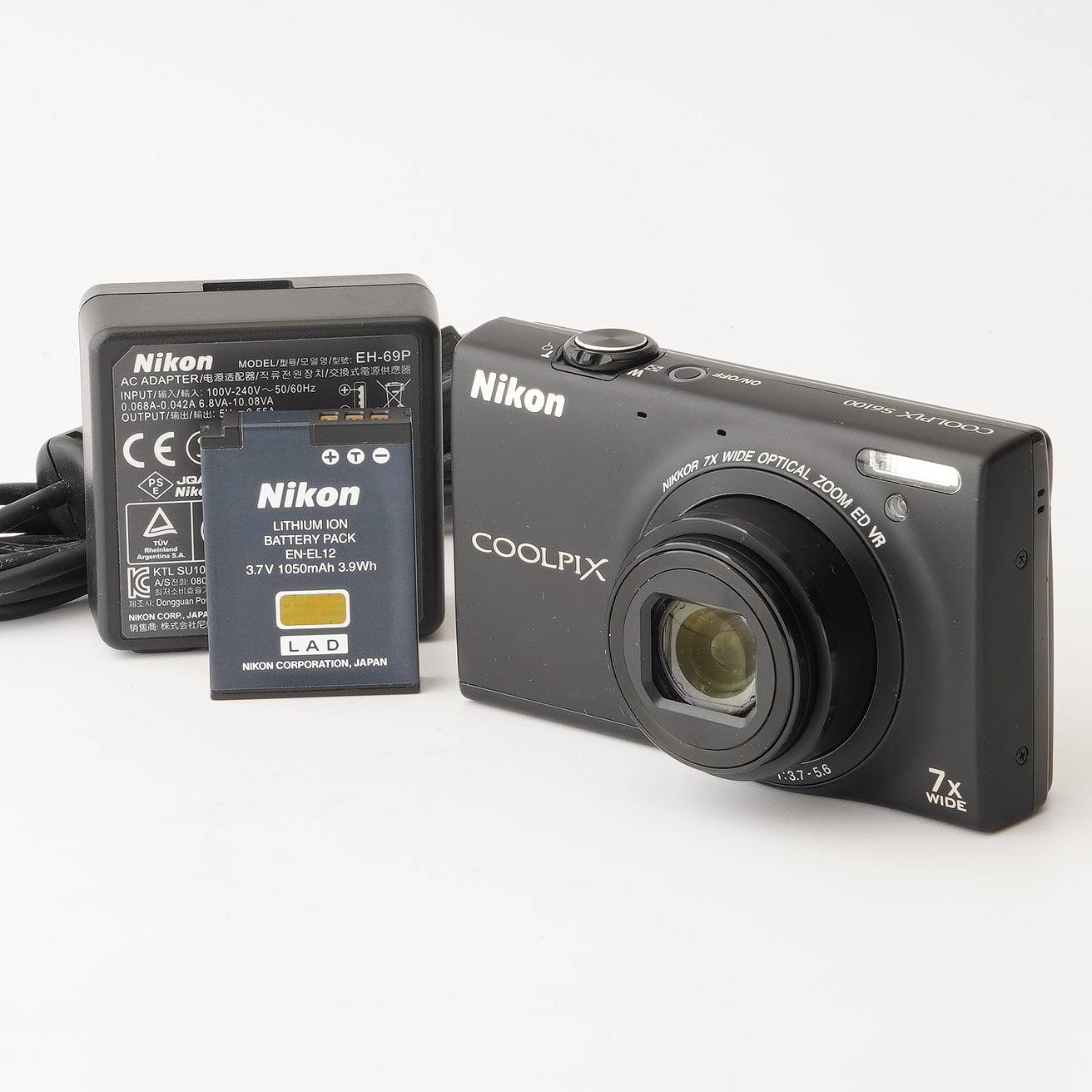 ニコン Nikon COOLPIX S6100 ノーブルブラック 7x 広角ズーム