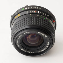 画像をギャラリービューアに読み込む, ミノルタ Minolta MD W.ROKKOR 28mm F2.8
