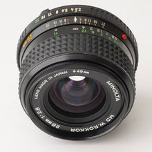 画像をギャラリービューアに読み込む, ミノルタ Minolta MD W.ROKKOR  28mm F2.8

