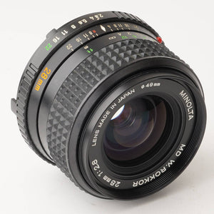 ミノルタ Minolta MD W.ROKKOR  28mm F2.8