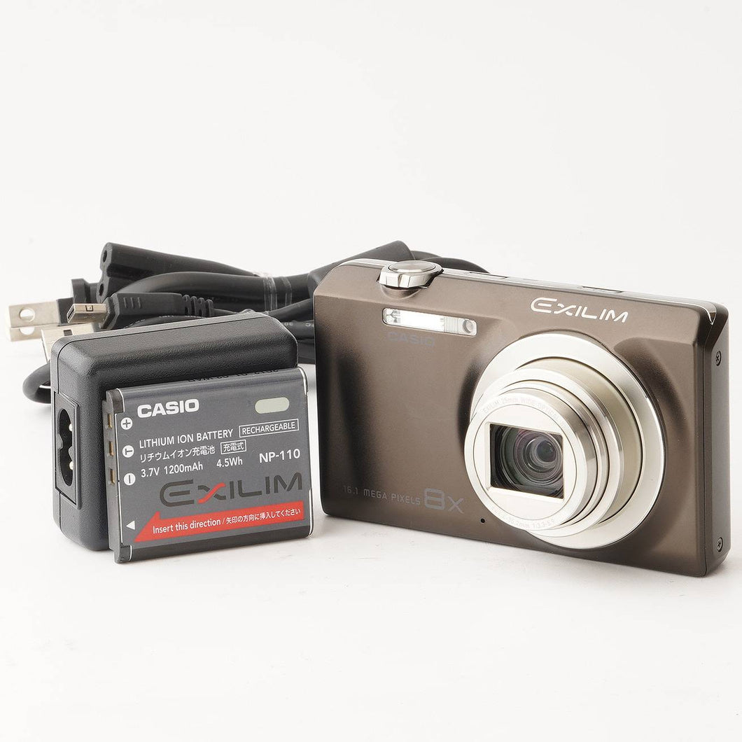 カシオ Casio EXILIM EX-Z3000 ブラウン 8x 光学ズーム コンパクトデジタルカメラ