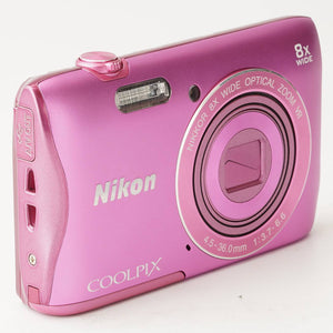 ニコン Nikon COOLPIX S3700 ピンク8x 光学ズーム