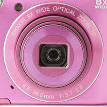 画像をギャラリービューアに読み込む, ニコン Nikon COOLPIX S3700 ピンク8x 光学ズーム
