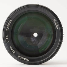 画像をギャラリービューアに読み込む, ニコン Nikon Ai-s NIKKOR 85mm F1.4

