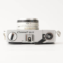 Load image into Gallery viewer, Canon Canonet QL17 G-III QL / Canon Lens 40mm f/1.7
