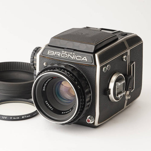 フィルムカメラ ZENZA BRONICA ETR S ZENZANON 75mm F2.8 ZENZA BRONICA (ゼンザブロニカ) ETRsi ウエストレベル