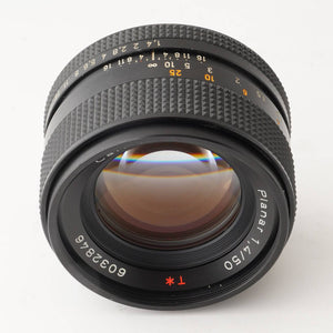 コンタックス Contax Carl Zeiss Planar 50mm F1.4 T* AEJ C/Yマウント