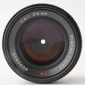 コンタックス Contax Carl Zeiss Planar 50mm F1.4 T* AEJ C/Yマウント