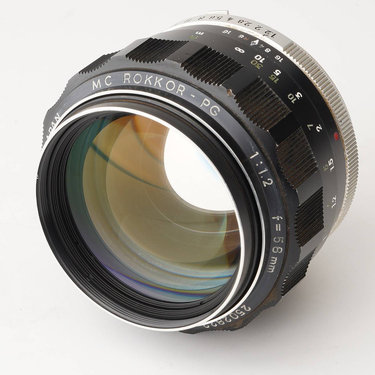 ミノルタ Minolta MC Rokkor PG 58mm F1.2 – Natural Camera