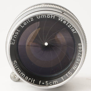 Leica Ernst Leitz GmbH Wetzlar Summarit 5cm 50mm f/1.5