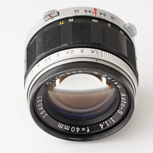 Olympus G.Zuiko Auto-S 40mm F1.4 For PEN F FT