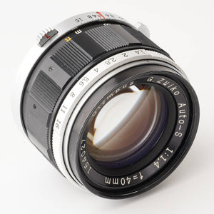Olympus G.Zuiko Auto-S 40mm F1.4 For PEN F FT