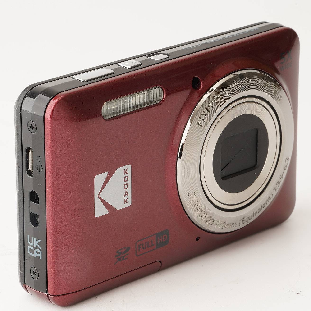 Kodak PIXPRO FZ55 レッド 本体と付属品 Kodak PIXPRO FZ55 Easy Point & Shoot Digital Camera Bundle