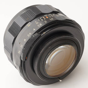 Pentax Asahi Super Takumar 50mm f/1.4 Early Model M42 mount