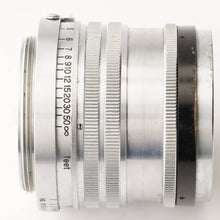 Load image into Gallery viewer, Nippon Kogaku Nikkor-H C 5cm f/2 L39 Mount Black Belt
