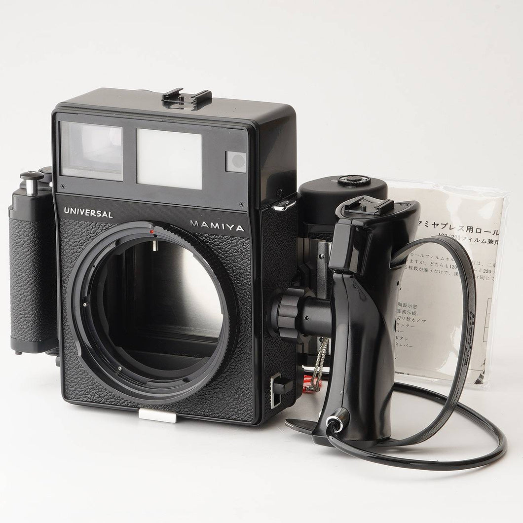 マミヤ Mamiya  ユニバーサルプレス Universal Press  ブラック ボディ 中判フィルムカメラ
