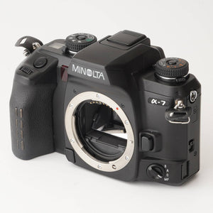 Minolta α-7 alpha-7 35mm SLR Film Camera Body Black