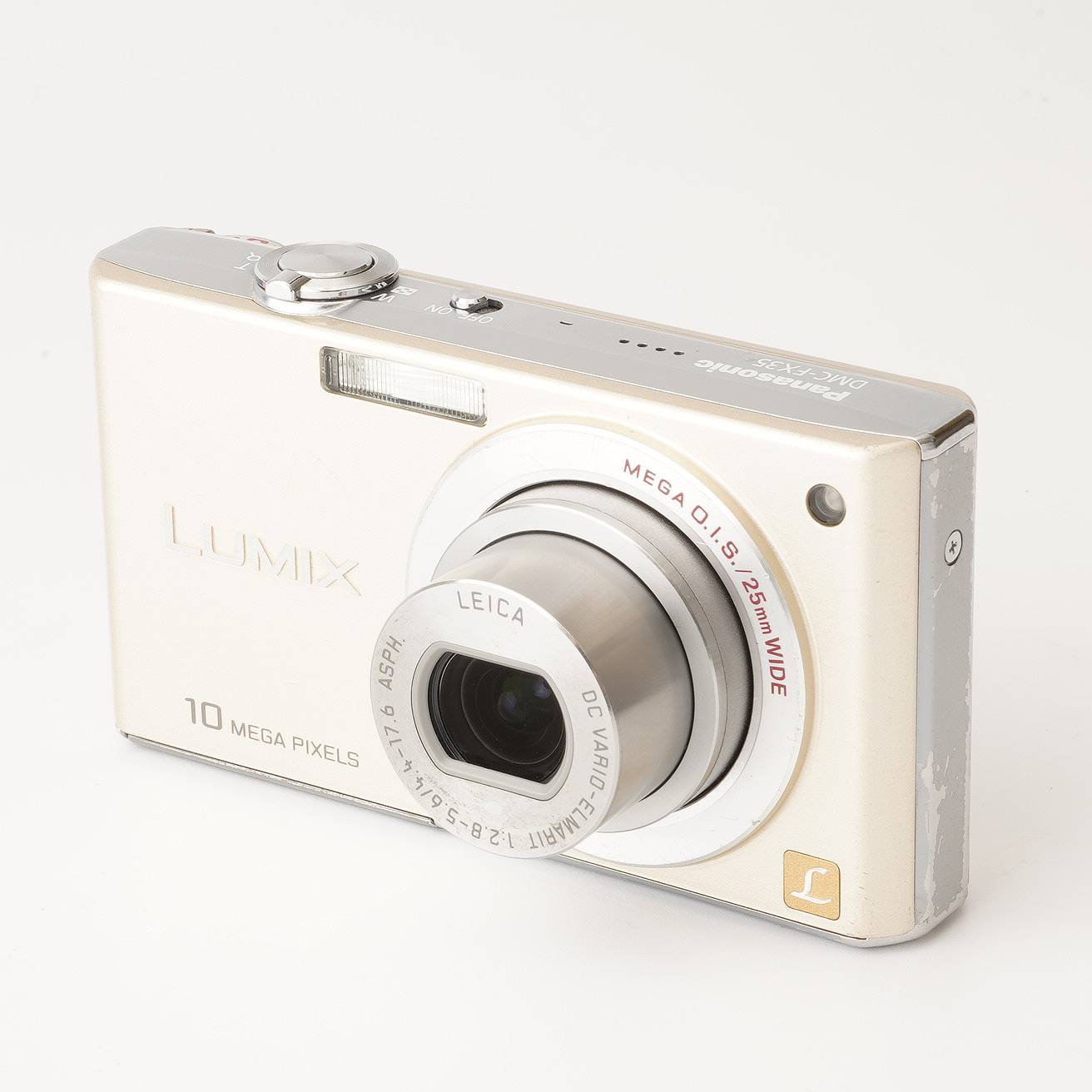 Panasonic　LUMIX FX35ゴールド　デジタルカメラ パナソニック Panasonic LUMIX DMC-FX35 グロス ゴールド