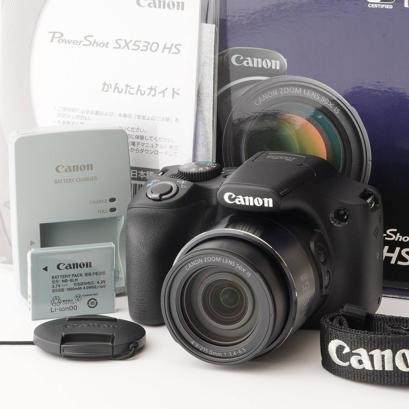 キヤノン Canon PowerShot SX530 HS ブラック 50x 光学ズーム