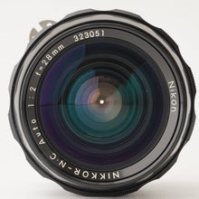 Load image into Gallery viewer, Nikon Ai Converted NIKKOR-N・C Auto 28mm f/2
