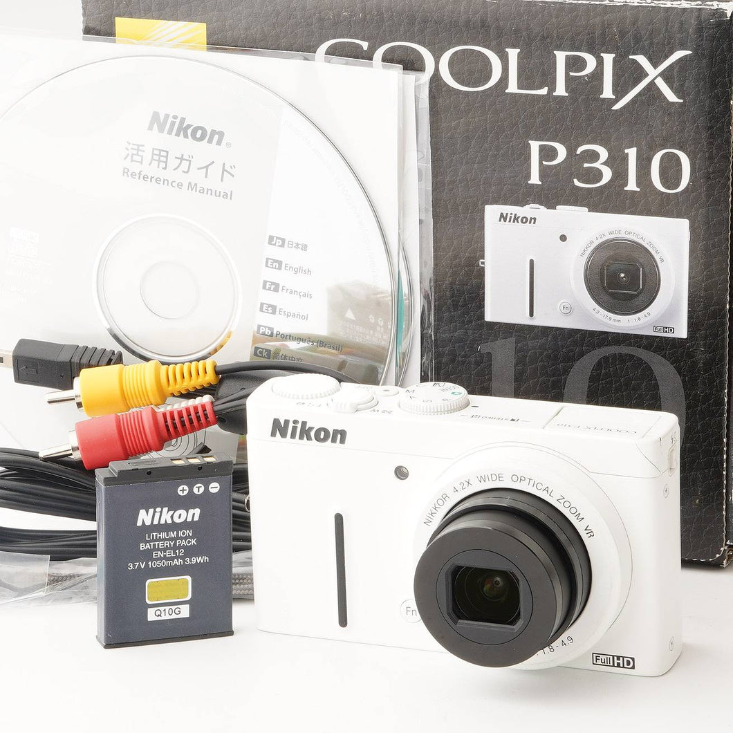 ニコン Nikon COOLPIX P310 ホワイト 4.2x 光学ズーム – Natural