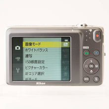 画像をギャラリービューアに読み込む, ニコン Nikon COOLPIX S3500 シルバー 7x 広角ズーム

