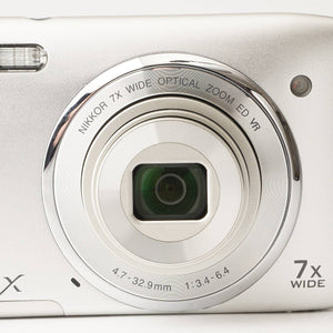 ニコン Nikon COOLPIX S3500 シルバー 7x 広角ズーム