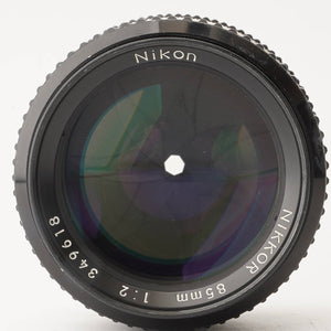 Nikon Ai-S NIKKOR 85mm f/2
