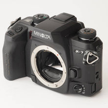 画像をギャラリービューアに読み込む, ミノルタ Minolta α-7 alpha-7 ボディ 35mm 一眼レフフィルムカメラ ブラック
