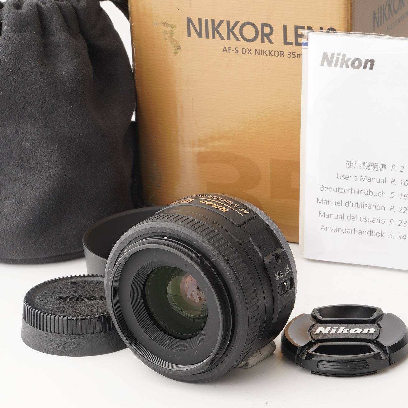 ニコン AF-S DX NIKKO AF-S NIKKOR 35mm 1:1.8G DX 交換レンズ