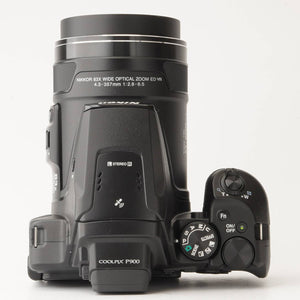 Nikon COOLPIX P900 Black 83X WIDE OPTICAL ZOOM