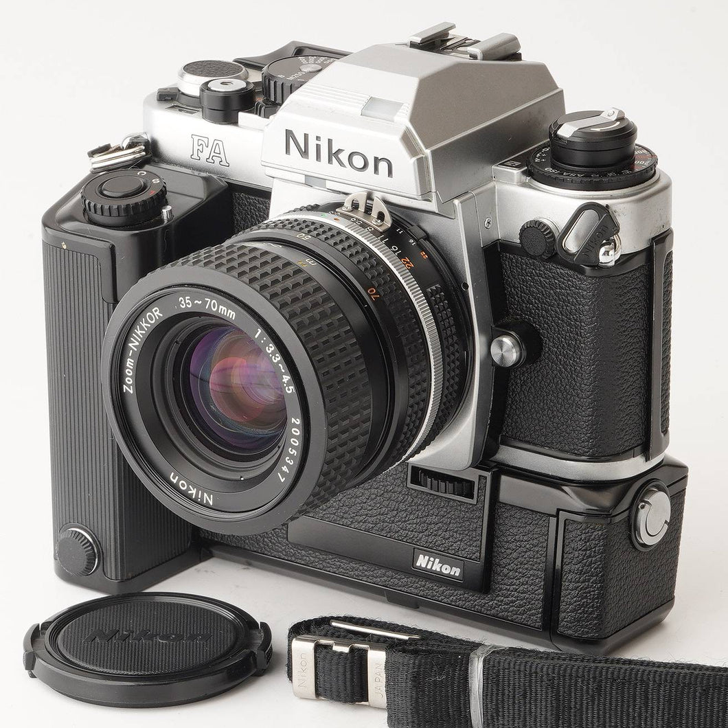 ニコン Nikon FA / Zoom-NIKKOR 35-70mm F3.3-4.5 / モータードライブ MD-15