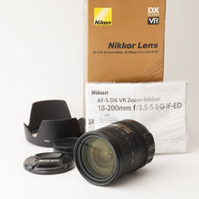 Load image into Gallery viewer, Nikon AF-S DX VR Zoom Nikkor 18-200mm f/3.5-5.6 G IF ED
