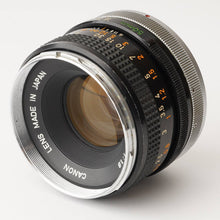 画像をギャラリービューアに読み込む, キヤノン Canon FD 50mm F1.8
