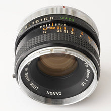 画像をギャラリービューアに読み込む, キヤノン Canon FD 50mm F1.8
