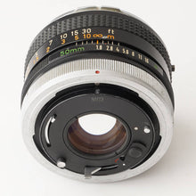 画像をギャラリービューアに読み込む, キヤノン Canon FD 50mm F1.8
