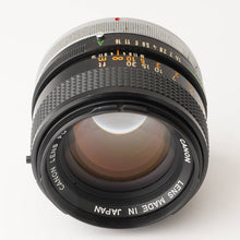 画像をギャラリービューアに読み込む, キヤノン Canon FD 50mm F1.4 S.S.C
