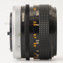 画像をギャラリービューアに読み込む, キヤノン Canon FD 50mm F1.4 S.S.C FDマウント
