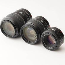 Load image into Gallery viewer, Minolta AF 50mm f/1.7 / AF ZOOM Xi 28-105mm f/3.5-4.5 / AF ZOOM Xi 100-300mm f/4.5-5.6
