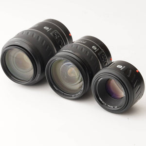 Minolta AF 50mm f/1.7 / AF ZOOM Xi 28-105mm f/3.5-4.5 / AF ZOOM Xi 100-300mm f/4.5-5.6
