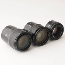 Load image into Gallery viewer, Minolta AF 50mm f/1.7 / AF ZOOM Xi 28-105mm f/3.5-4.5 / AF ZOOM Xi 100-300mm f/4.5-5.6
