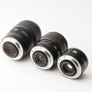 Minolta AF 50mm f/1.7 / AF ZOOM Xi 28-105mm f/3.5-4.5 / AF ZOOM Xi 100-300mm f/4.5-5.6