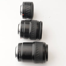 Load image into Gallery viewer, Minolta AF 50mm f/1.7 / AF ZOOM Xi 28-105mm f/3.5-4.5 / AF ZOOM Xi 100-300mm f/4.5-5.6
