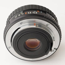 画像をギャラリービューアに読み込む, ペンタックス Pentax SMC PENTAX-M 28mm F2.8
