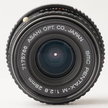 画像をギャラリービューアに読み込む, ペンタックス Pentax SMC PENTAX-M 28mm F2.8
