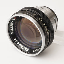 画像をギャラリービューアに読み込む, ニコン 日本光学 Nippon Kogaku Nikkor-S C 5cm 50mm F1.4 ブラック Sマウント
