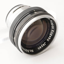 画像をギャラリービューアに読み込む, ニコン 日本光学 Nippon Kogaku Nikkor-S C 5cm 50mm F1.4 ブラック Sマウント
