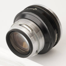画像をギャラリービューアに読み込む, ニコン 日本光学 Nippon Kogaku Nikkor-S C 5cm 50mm F1.4 ブラック Sマウント
